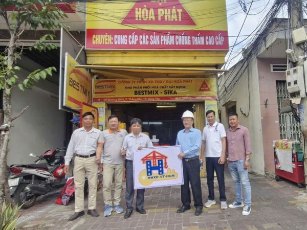 BCH Hội thầu xây dựng VT - TP.HCM thăm CÔNG TY TNHH XÂY DỰNG THƯƠNG MẠI DỊCH VỤ ĐẠI HÒA PHÁT